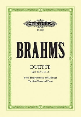 14 Duets for Soprano, Alto and Piano: Opp. 20, 61, 66, from Op. 75 by Brahms, Johannes