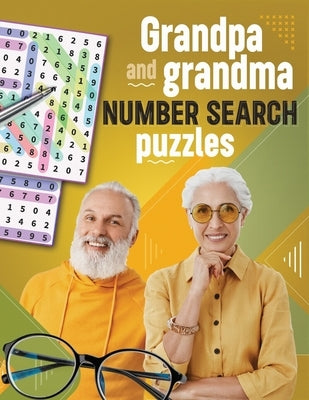 Grandpa and Grandma Number Search Puzzles by Drake, Maze
