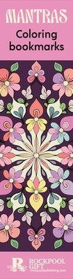 Mantras Coloring Bookmarks by Publishing, Rockpool