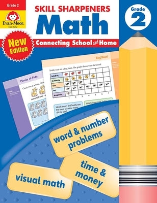 Skill Sharpeners: Math, Grade 2 Workbook by Evan-Moor Corporation