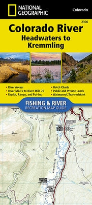 Colorado River, Headwaters to Kremmling Map by National Geographic Maps
