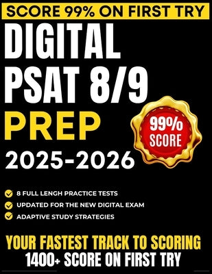 Digital PSAT 8/9 Prep 2025-2026 by Ellister, Rowan