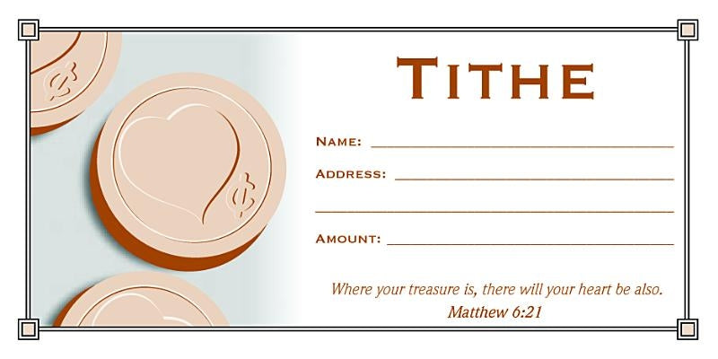 Tithe Offering Envelope (Pk of 100) - Tithe by Warner Press