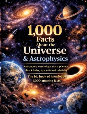 1,000 Facts About the Universe & Astrophysics: Astronomy, cosmology, stars, planets, black holes, space-time & relativity The big book of knowledge 1, by Mikulaschek, Dominik