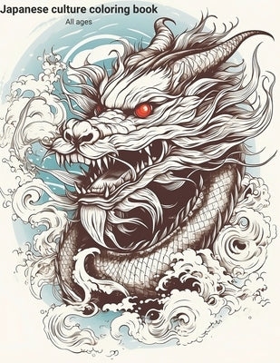 Japanese culture coloring book by Pérez, Antonio