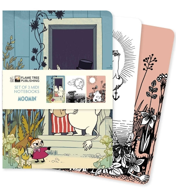 Moomin Set of 3 MIDI Notebooks by Flame Tree Studio