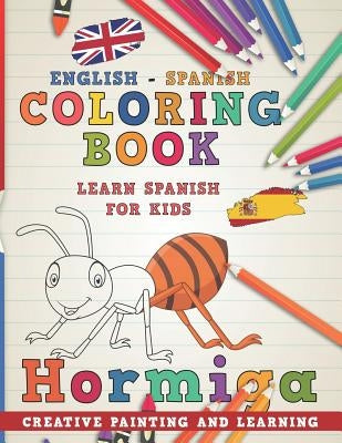 Coloring Book: English - Spanish I Learn Spanish for Kids I Creative Painting and Learning. by Nerdmediaen