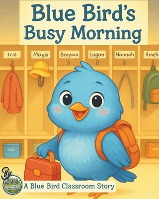 Blue Bird's Busy Morning by Galvao, Crystal