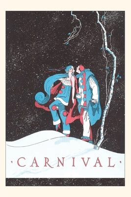 Vintage Journal Carnival Clowns in Universe by Found Image Press