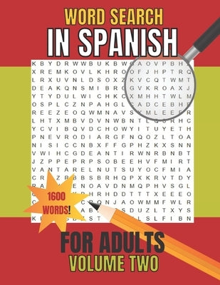 Word Search in Spanish for Adults Volume 2: SOPA De LETRAS En Español by Designs, Red Mountain