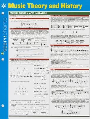 Music Theory and History Sparkcharts: Volume 45 by Sparknotes