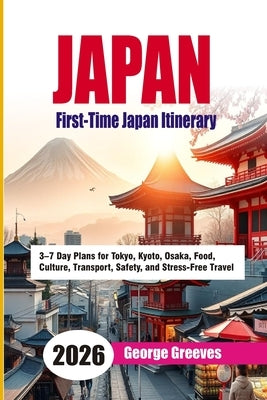 Japan First-Time Itinerary: 3-7 Day Plans for Tokyo, Kyoto, Osaka, Food, Culture, Transport, Safety, and Stress-Free Travel by Greeves, George