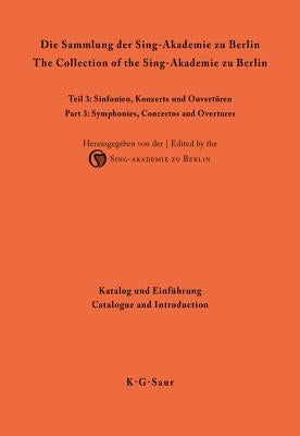Katalog Und Einführung by Sing-Akademie Zu Berlin