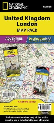 United Kingdom, London [Map Pack Bundle] by National Geographic Maps