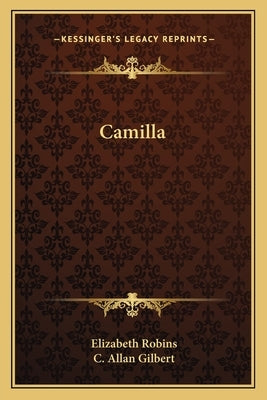 Camilla by Robins, Elizabeth