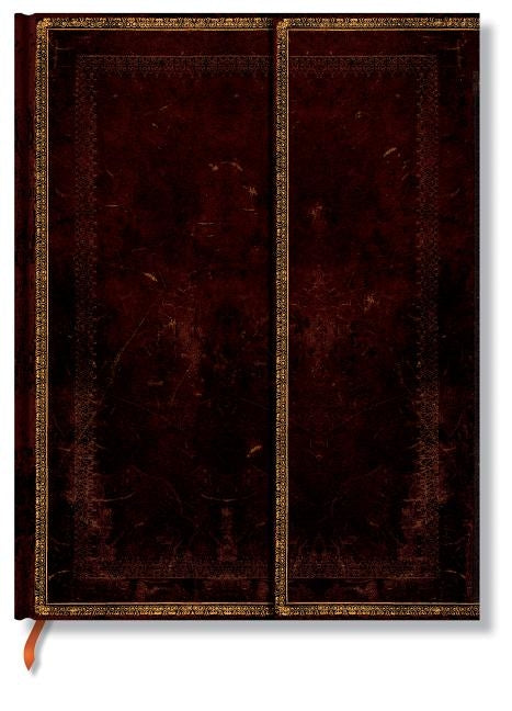 Black Moroccan Ultra Lined Hardcover Journal, 144pg, 120gsm by Paperblanks (Old Leather Collection) by Paperblanks