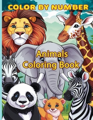 Color by Number Animals Coloring Book: Dive into the enchanting world of animals with this Color by Number Animals book - Perfect for relaxation, lear by Carloss Kapola