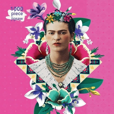Adult Jigsaw Puzzle Frida Kahlo Pink: 1000-Piece Jigsaw Puzzles by Flame Tree Studio