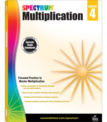Multiplication Workbook, Grade 4 by Spectrum