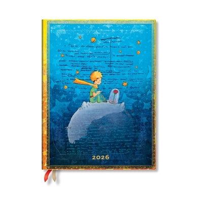 Paperblanks 2026 Saint-Exup?ry, the Little Prince Embellished Manuscripts Collection 12-Month Planner Flexis Ultra Vertical Elastic Band 176 Pg 100 GS by Paperblanks