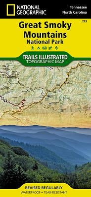 Great Smoky Mountains National Park Map by National Geographic Maps