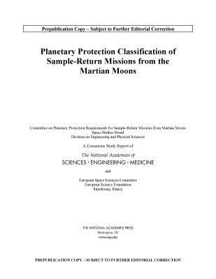 Planetary Protection Classification of Sample Return Missions from the Martian Moons by European Science Foundation