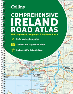 Comprehensive Road Atlas Ireland by Collins Maps
