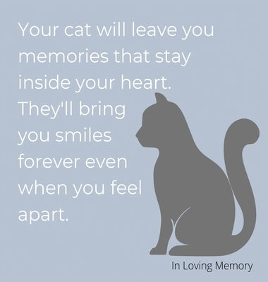 Condolence book for cats (hardback cover) by Bell, Lulu and