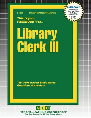 Library Clerk III by Passbooks