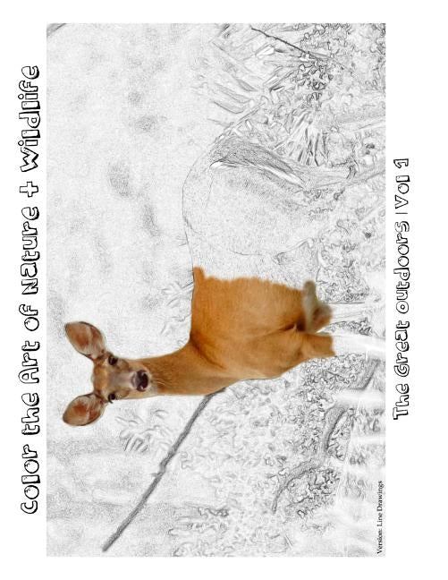 The Great Outdoors [Line Drawings]: Color the Art of Nature + Wildlife by Photography, Tiffany