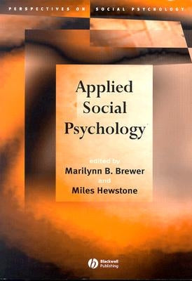 Applied Social Psychology by Brewer, Marilynn B.