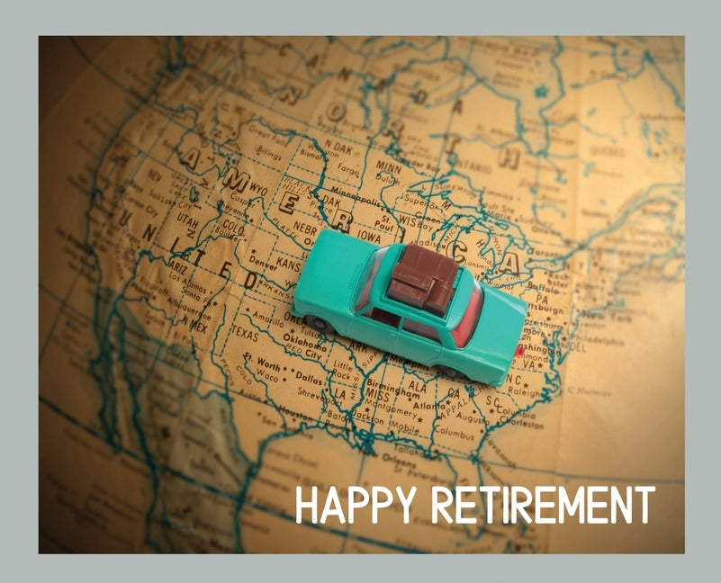 Happy Retirement Guest Book ( Landscape Hardcover ): Guest book for retirement, message book, memory book, keepsake, landscape, retirement book to sig by Bell, Lulu and