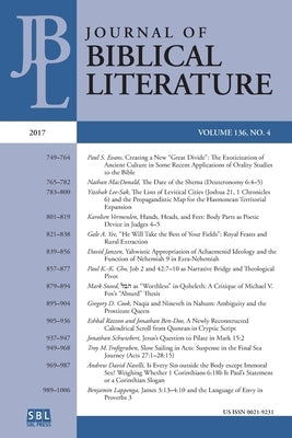 Journal of Biblical Literature 136.4 (2017) by Reinhartz, Adele