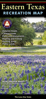 Texas East Recreation Map by National Geographic Maps