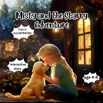 Misty and the Starry Adventure: This is a cute and interactive story about a curious girl and her puppy, wishing to visit a star and her wish becomes by Ancau, Daniela