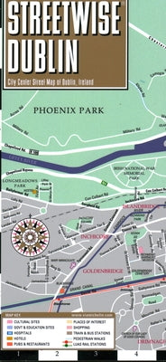 Streetwise Dublin Map - Laminated City Center Street Map of Dublin, Ireland by Michelin