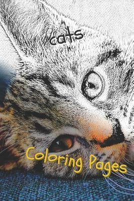 Cats: Beautiful Coloring Pages with Cats, Drawings, for Adults and for Girls by Pages, Coloring