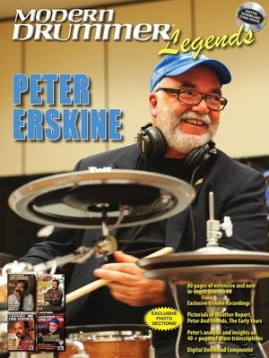 Modern Drummer Legends: Peter Erskine - Book with Exclusive Erskin Recordings, Interviews and Photos by Frangioni, David