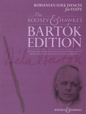 Romanian Folk Dances: Flute and Piano by Bartok, Bela