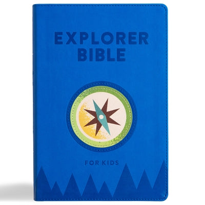 KJV Explorer Bible for Kids, Royal Blue Leathertouch: Placing God's Word in the Middle of God's World by Holman Bible Publishers