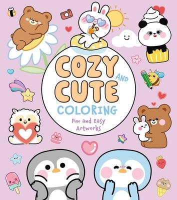 Cozy and Cute Coloring: Fun and Easy Artworks by Peto, Violet