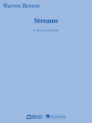 Streams for Seven Percussionists: Score and Parts by Benson, Warren