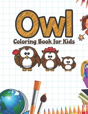 Owl Coloring Book for Kids: Birds Activity Book by Press, Neocute
