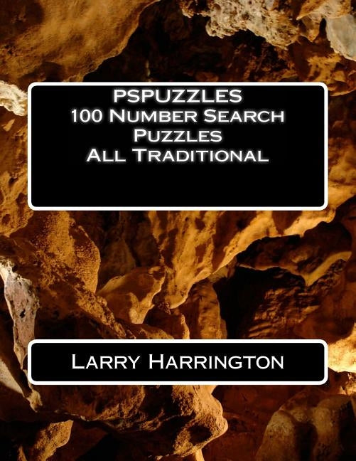 PSPUZZLES 100 Number Search Puzzles All Traditional by Harrington, Larry