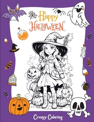 Happy Halloween: The Coloring Adventure with Creepy Halloween Illustrations - Collection of Fun, Original & Unique Halloween Coloring by Bucur House