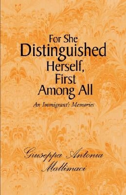 For She Distinguished Herself by Mallimaci, Giuseppa Antonia