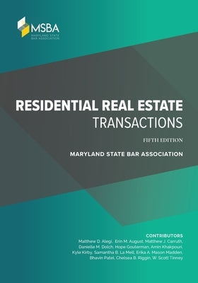 Residential Real Estate Transactions by Alegi, Matthew D.