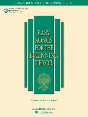 Easy Songs for the Beginning Tenor [With CD (Audio)] by Hal Leonard Corp