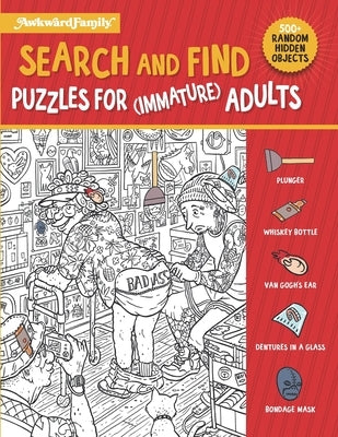 Search and Find Puzzle Book For (Immature) Adults by Bender, Mike