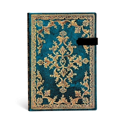 Paperblanks Metauro Jewel of Urbino Hardcover MIDI Lined Strap Closure 144 Pg 120 GSM by Paperblanks